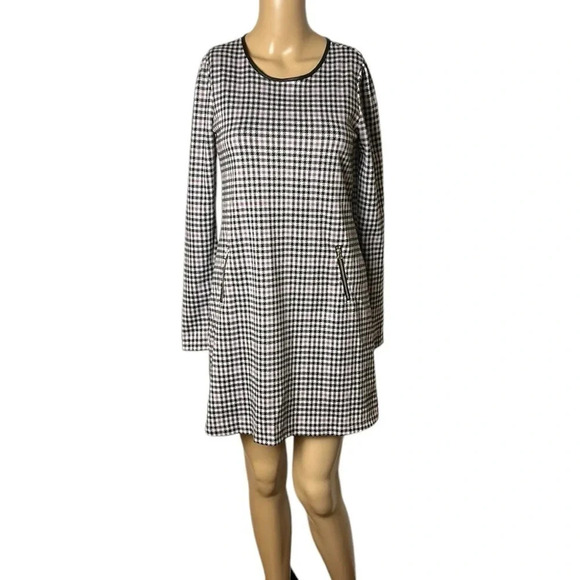 MID dress, women XS. Houndstooth, checkered,fitted, office,career,event,classy - Picture 4 of 12